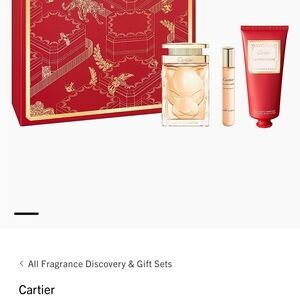 Cartier La Panthère Fragrance Gift Trio in Red and Gold